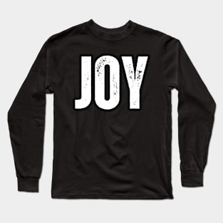 Joy Name Gift Birthday Holiday Anniversary Long Sleeve T-Shirt